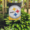 Pittsburgh Steelers NFL Colorblock Helmet Garden Flag