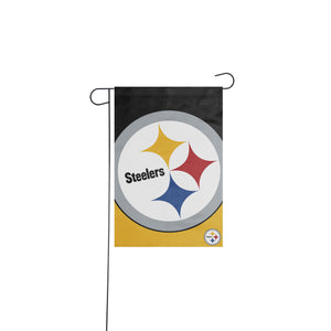 Pittsburgh Steelers NFL Colorblock Helmet Garden Flag