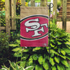 San Francisco 49ers NFL Colorblock Helmet Garden Flag