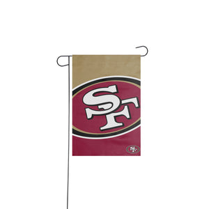 San Francisco 49ers NFL Colorblock Helmet Garden Flag