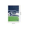 Seattle Seahawks NFL Colorblock Helmet Garden Flag
