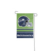 Seattle Seahawks NFL Colorblock Helmet Garden Flag