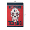 Houston Texans NFL Day Of The Dead Garden Flag