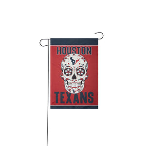Houston Texans NFL Day Of The Dead Garden Flag
