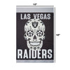 Las Vegas Raiders NFL Day Of The Dead Garden Flag