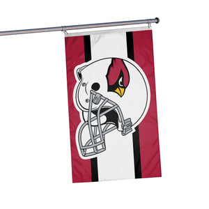 Arizona Cardinals NFL Helmet Horizontal Flag