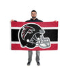 Atlanta Falcons NFL Helmet Horizontal Flag