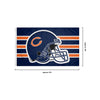 Chicago Bears NFL Helmet Horizontal Flag