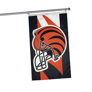 Cincinnati Bengals NFL Helmet Horizontal Flag