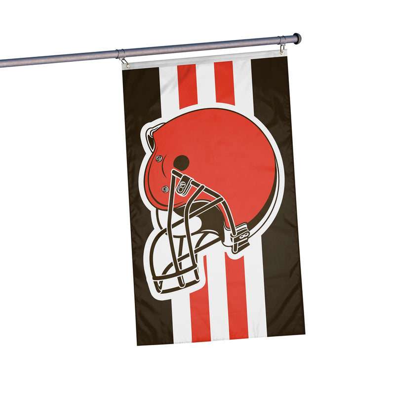 Cleveland Browns NFL Helmet Horizontal Flag