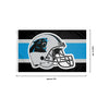 Carolina Panthers NFL Helmet Horizontal Flag