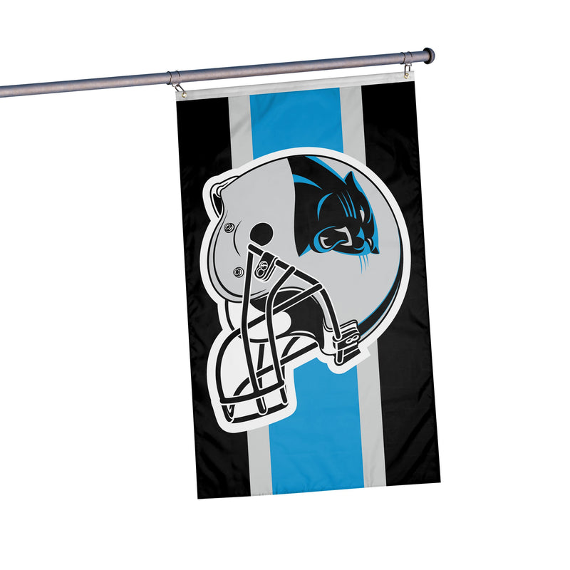 Carolina Panthers NFL Helmet Horizontal Flag