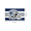 Dallas Cowboys NFL Helmet Horizontal Flag