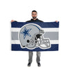 Dallas Cowboys NFL Helmet Horizontal Flag