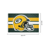 Green Bay Packers NFL Helmet Horizontal Flag