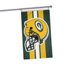 Green Bay Packers NFL Helmet Horizontal Flag