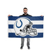 Indianapolis Colts NFL Helmet Horizontal Flag