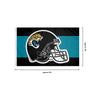 Jacksonville Jaguars NFL Helmet Horizontal Flag