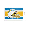 Los Angeles Chargers NFL Helmet Horizontal Flag