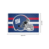 New York Giants NFL Helmet Horizontal Flag