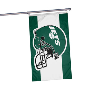 New York Jets NFL Helmet Horizontal Flag