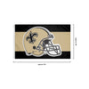 New Orleans Saints NFL Helmet Horizontal Flag