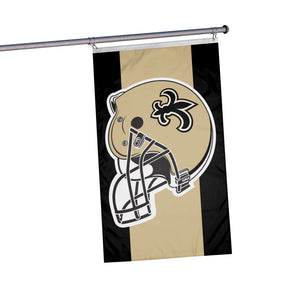 New Orleans Saints NFL Helmet Horizontal Flag