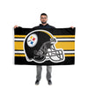 Pittsburgh Steelers NFL Helmet Horizontal Flag