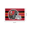 Tampa Bay Buccaneers NFL Helmet Horizontal Flag