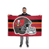 Tampa Bay Buccaneers NFL Helmet Horizontal Flag