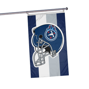 Tennessee Titans NFL Helmet Horizontal Flag