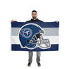 Tennessee Titans NFL Helmet Horizontal Flag