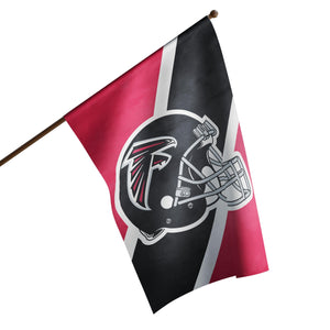 Atlanta Falcons NFL Helmet Vertical Flag
