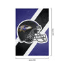 Baltimore Ravens NFL Helmet Vertical Flag