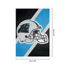 Carolina Panthers NFL Helmet Vertical Flag