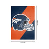 Denver Broncos NFL Helmet Vertical Flag