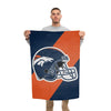 Denver Broncos NFL Helmet Vertical Flag