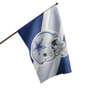 Dallas Cowboys NFL Helmet Vertical Flag