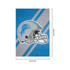 Detroit Lions NFL Helmet Vertical Flag