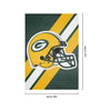 Green Bay Packers NFL Helmet Vertical Flag