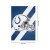 Indianapolis Colts NFL Helmet Vertical Flag