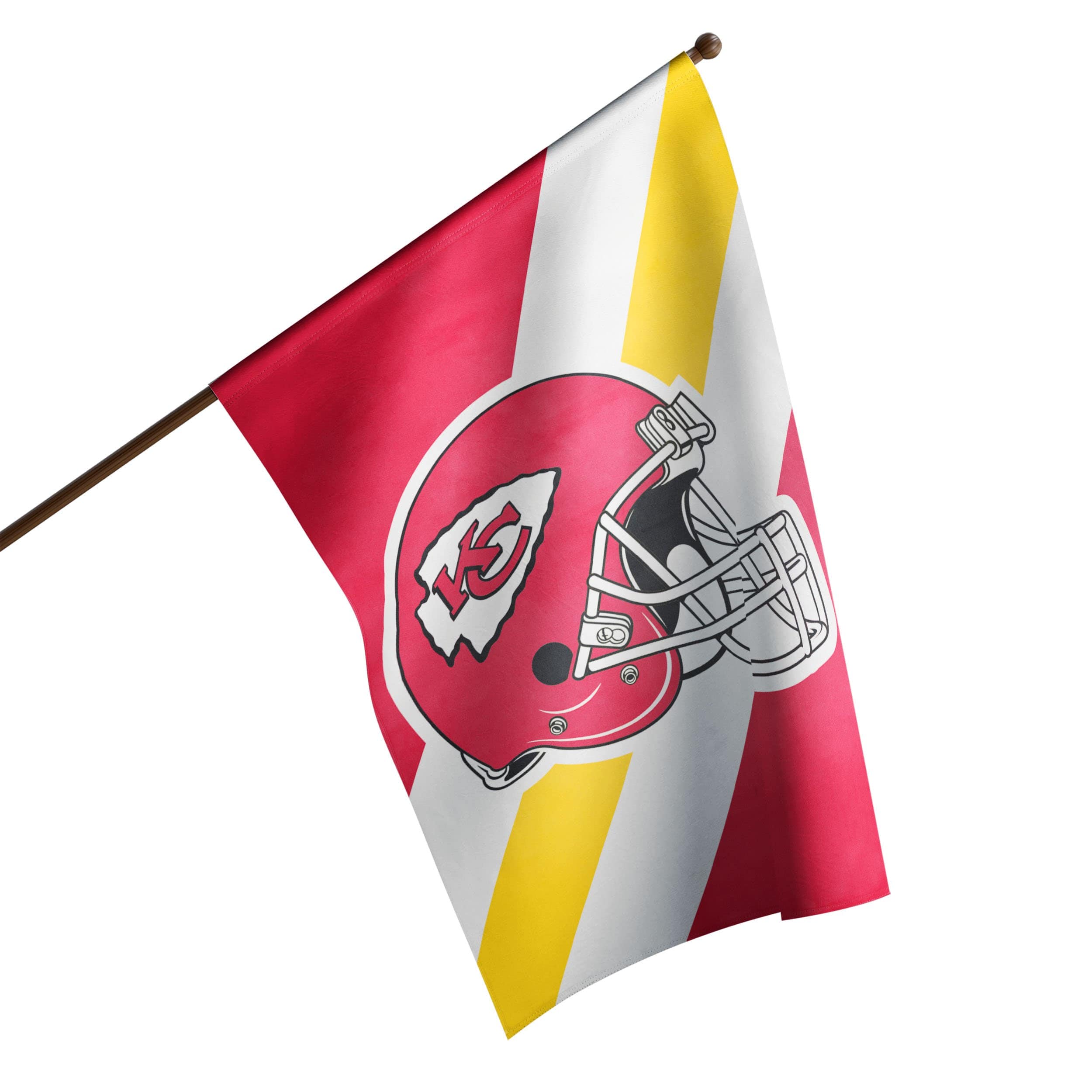 Kansas City Chiefs NFL Solid Vertical Flag