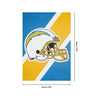 Los Angeles Chargers NFL Helmet Vertical Flag