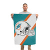 Miami Dolphins NFL Helmet Vertical Flag