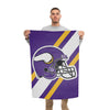 Minnesota Vikings NFL Helmet Vertical Flag