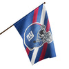 New York Giants NFL Helmet Vertical Flag