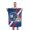 New York Giants NFL Helmet Vertical Flag