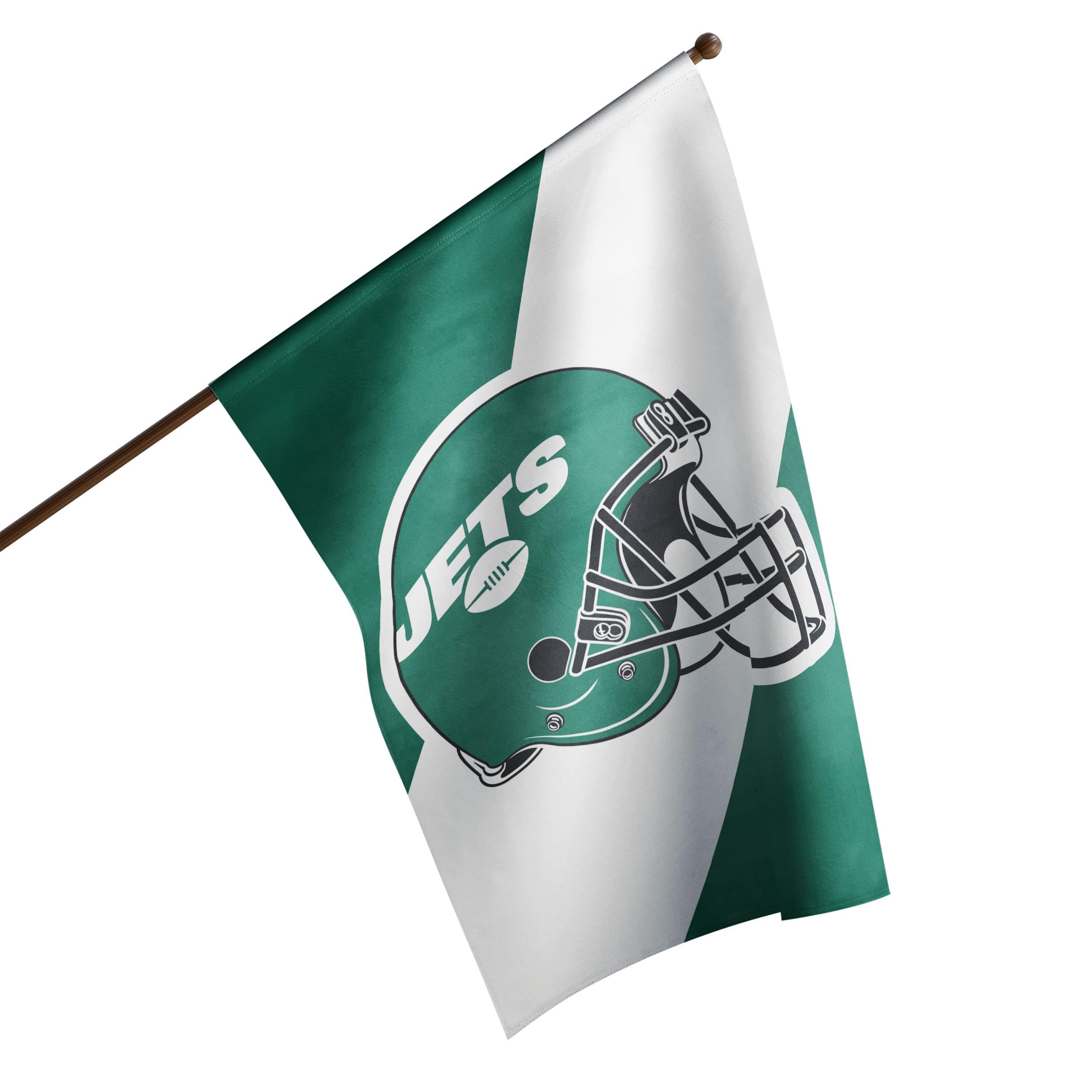 Green Bay Packers Helmet Vertical Flag FOCO