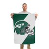 New York Jets NFL Helmet Vertical Flag