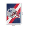 New England Patriots NFL Helmet Vertical Flag